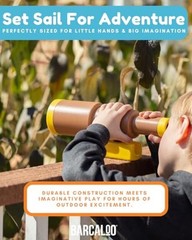 Playhouse Accessories for Kids Outdoor Playset – 11 inch Brown Telescope