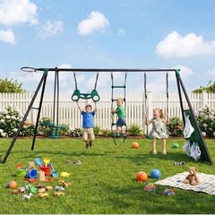 XNS076 blackish green interesting four function swingset face metal plastic safe