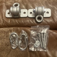 Swing Set Hangers – 2 Heavy Duty Brackets with Locking Snap Hooks for Porch