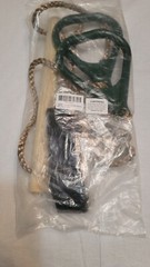 16” Trapeze Swing Set Bar Rings Chain Jungle Gym Heavy Duty Steel SEE NOTES