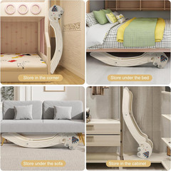 Indoor Couch Slide for Toddlers 1-3, Kids Baby Toddler Slide, Add-On for Modular