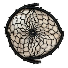 Serene Life -Outdoor Weave Web Swing- 40″ – Up To 600 LBS- Black- SLSWNG200 -NIB