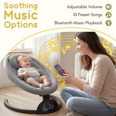 Columpio Portatil Para Interior Y Exterior Con Bluetooth Y Altavoz Pro