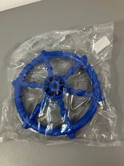 Backyard Discovery Premium Steering Wheel – Blue and Lime – NO HARDWARE