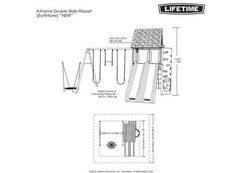 Lifetime 91079 Big Stuff Two-Slide Swing Set