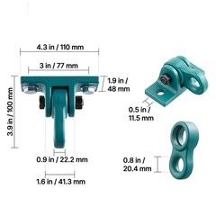 Uimoso Swing Hangers 4 Pack Heavy Duty Brackets 5000 lbs Capacity for Playground