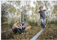 50Ft Ergo Slackline Kit With Rachet For Safety And Strength – Tiny Big Adventure