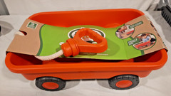 GREEN TOYS WAGON 100% COTTON ROPE HANDLE FOR INDOOR OR OUTDOOR PLAY BRAND NEW