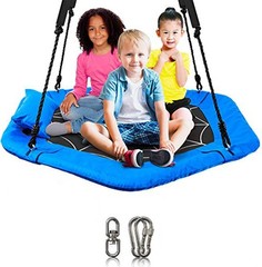Family-Friendly Saucer Swing – 700 lbs Max Weight – Easy Install Outdoor/Indoor