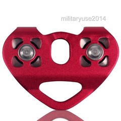 Zip Line Cable Trolley Outdoor Military Rock Climbing Dual Pulley 25KN / 5600lbs