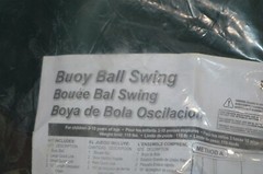 NEW Buoy Ball Swing Set Seat Green WS 2459