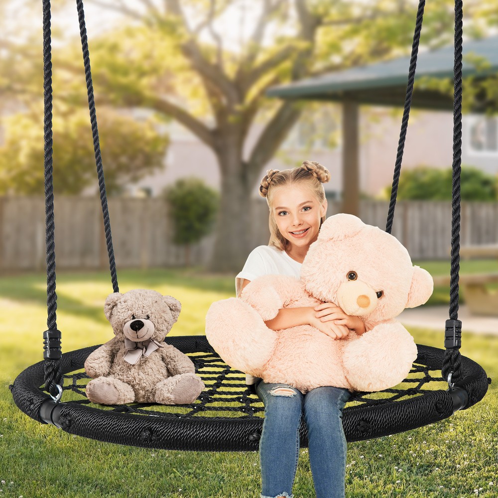 48” Spider Web Tree Net Swing PE Rope Large Size For Parks Playgrounds Backyard