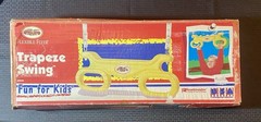 Vintage 1994 Flexible Flyer Trapeze Swing In Box Back Yard Swing Set Accessory