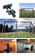 5000 Lb. Capacity Heavy Duty Swing Hangers with Screws Bolts for Playground Porc