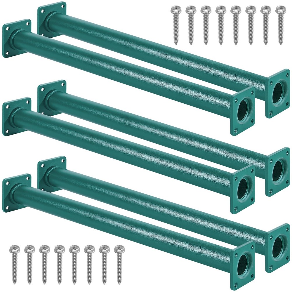Set of 6 Monkey Bars Ladder Rungs Playground Sets for Backyards Steel Swing Set
