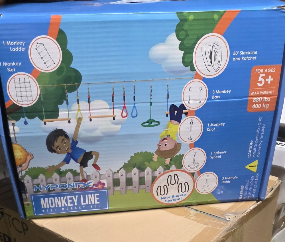 Hyponix Ninja Warrior Obstacle Course for Kids