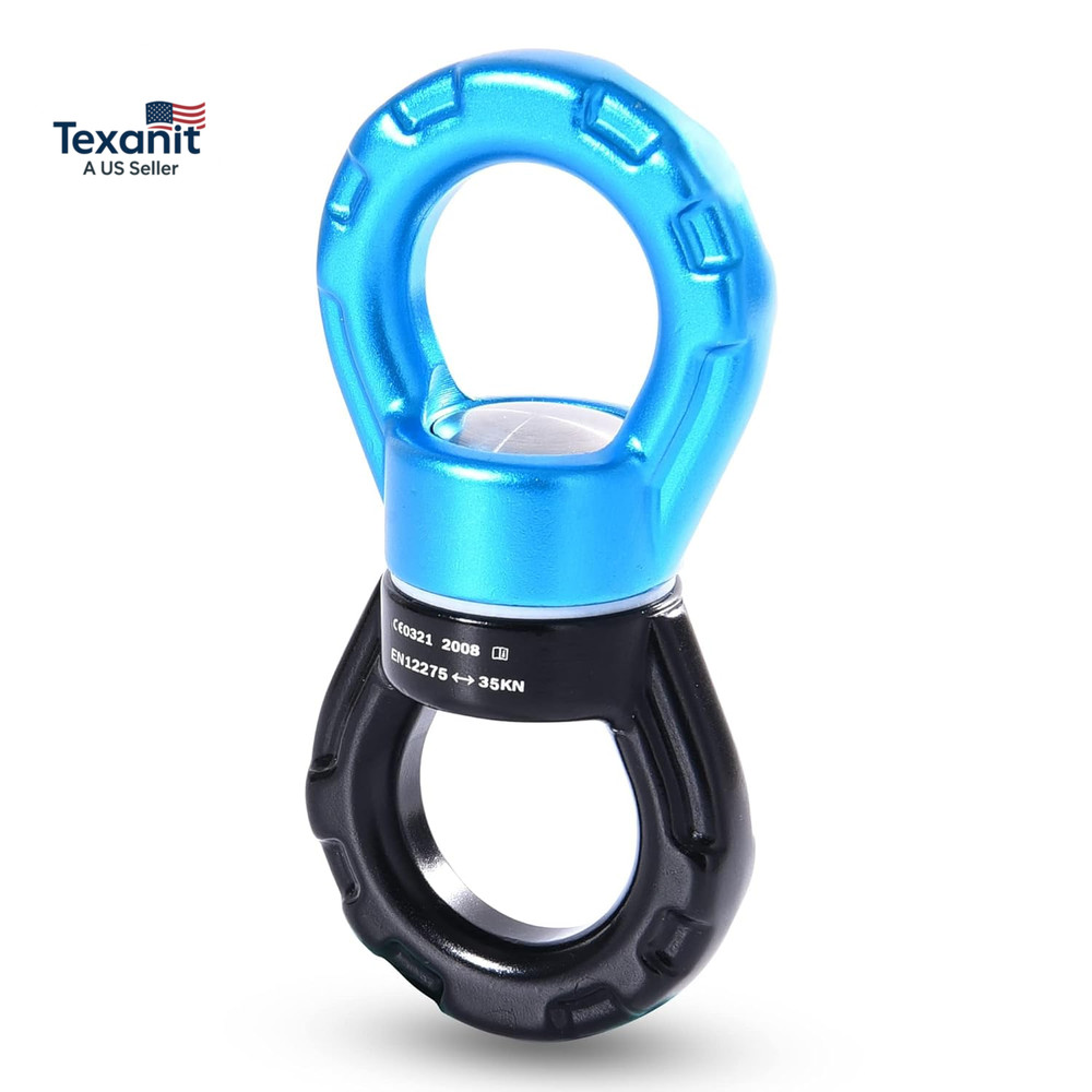 Swing Swivel 35KN Breaking Strength 360° Rotator Safety Rotational Device Hangin