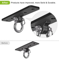 Dolibest Ceiling Mount Swing Hanger Heavy Duty Swing Set Hook for Porch Swing…