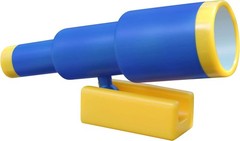 Durable Pirate-themed Telescope for Kids – Easy Install Playhouse Accessory