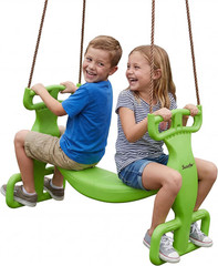 Glider Swing – Heavy Duty Dual Swingset for Kids, Easy Install