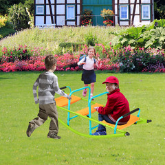 Outdoor Kids Seesaw Plastic Seat Cute Baby Rocker Steel Tube – Kids Age 3+