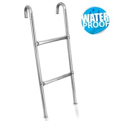 2 Step Weather Resistant Galvanized Steel Trampoline Access Climbing Ladder 4.7