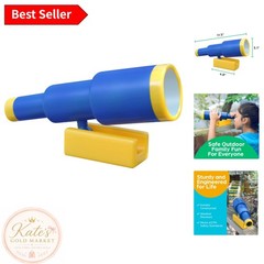 Durable Pirate-themed Telescope for Kids – Easy Install Playhouse Accessory