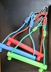 3-Pack Kids Ninja Monkey Bars Swing Bars for Ninja Obstacle Course Attachments