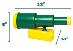 Telescope Green/Yellow W/Hardware Playground Swing Set Playhouse Fort Pirate Fun