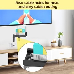 Wall-Mounted Shelf for Nex Playground Console and Remote, Easy Assembly Requi…