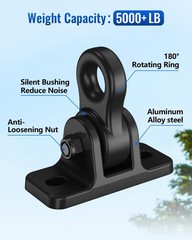 Heavy Duty Swing Hangers, Indoor-Outdoor Hooks, 4-Pack