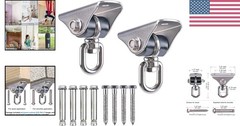 Heavy-Duty 2 Pack Silent Swing Hanger with 1000 LB Capacity for Versatile Use