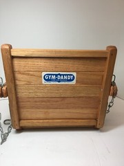 Wooden Baby Hanging Swing Seat Gym-Dandy GLIDER – RIDER 1970 Collector’s Item.