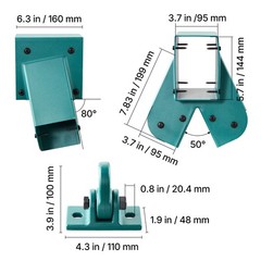 Uimoso Heavy-Duty A-Frame Swing Set Brackets with Seats and 4 Hangers