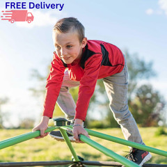 66″ Outdoor Climbing Dome Heavy Duty Geometric Jungle Gym Kids Playground Toy