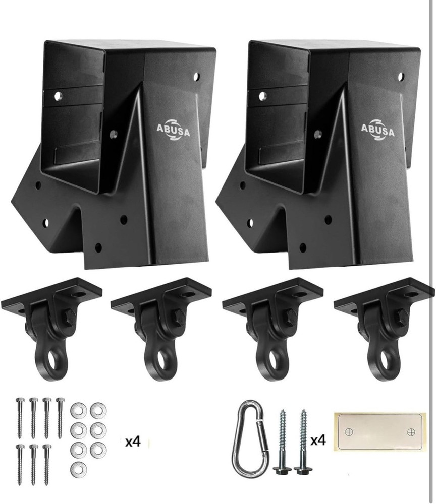 ABUSA Heavy Duty Swing Sets Brackets Including 2 A-Frame Swing Set Brackets a…