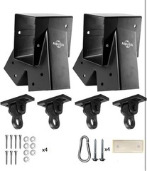 ABUSA Heavy Duty Swing Sets Brackets Including 2 A-Frame Swing Set Brackets a…