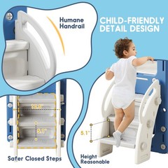 8 in 1 Toddler Slide Set, Kids Slide for Toddlers, Toddler Climber Slide Play…