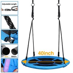 Upgraded A-Frame Swing Set Frame Stand Fun Play Chair Kids Backyard Max 440lbs