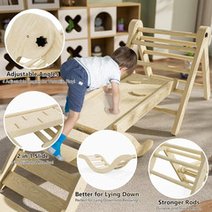 TRIANGULO PIKLER 5 EN 1 PLEGABLE ESCALADA PARA INTERIOR RAMPA ARCO ESTERILLA