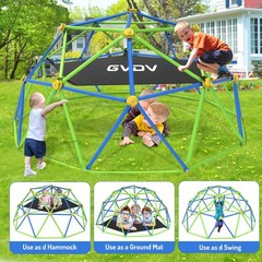 Climbing Dome 10FT Geometric Dome Climber Jungle Gym for Kids 3-10 Years