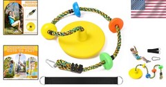 ASTM Approved Kids Climbing Rope Swing with Easy Installation & Accessories