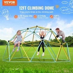 12FT UV-Protected Climbing Dome 750lb Thickened Steel Play Gym