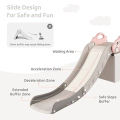 Indoor Kids Baby Couch Slide for Toddler 1-3, Sofa Slide Add-on Attachment fo…