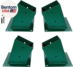 A-Frame Swing Brackets, 4X4 Base 4 Pcs (Inner Size 3.6″X3.6″) – Heavy Duty Swing