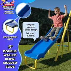 Triple Swing & Saucer Backyard Swing Set for Kids 600LBS 3 Sling Swings Saucer S