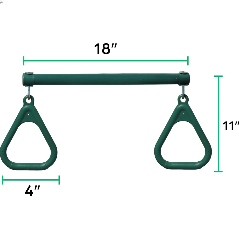 Swing Sets for Backyard, Monkey Bars & Swingset Accessories – Set Includes 18…