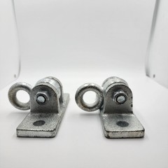 Gorilla Playsets Swing Bar Hangers Silver w/Hardware Pair 11-4012/11-0091 (2x)