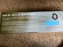 New, SWURFER KICK STAND UP SURFING TREE SWING. Opened box. Complet UP TO 150 LBS