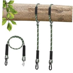 Heavy Duty Tree Swing Ropes Hammock, Adjustable Extendable 3.9ft(47″)of 2